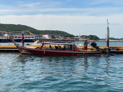Bir limanda demirli balıkçı tekneleri