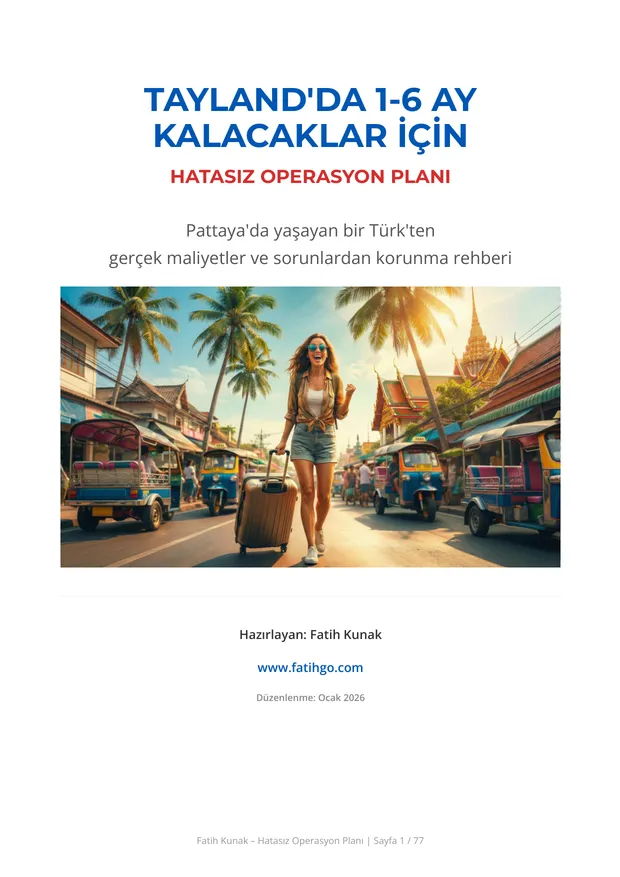Tayland'da 1-6 Ay